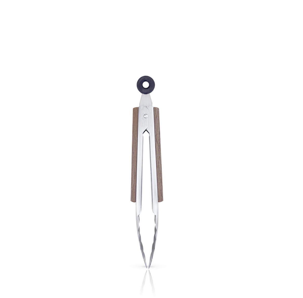 9" Stainless Steel Kitchen Tong with Wooden Grip