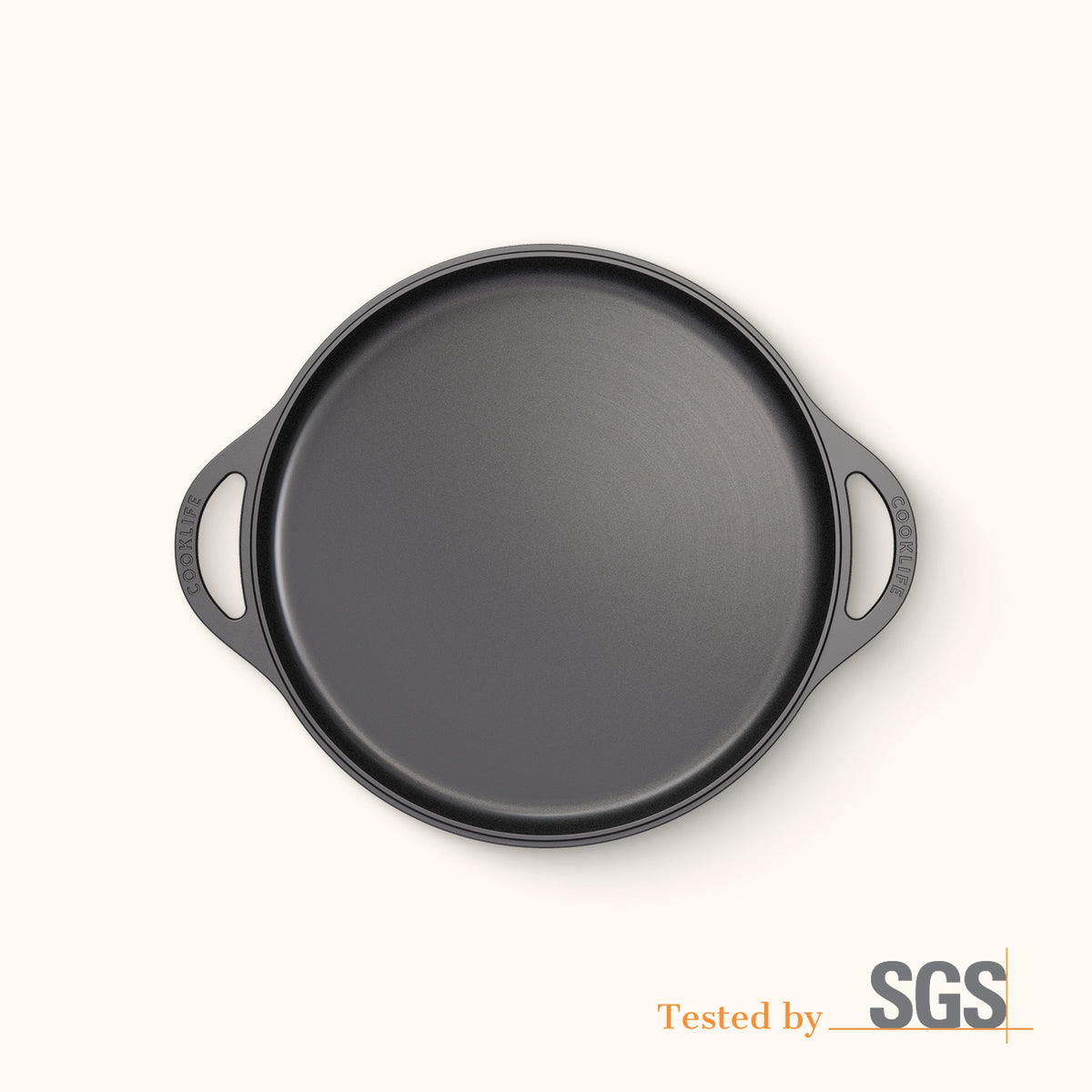 12 Inch Cast Iron Double-handled Griddle